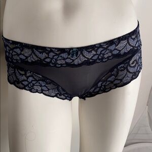 Rampage navy nylon panty M